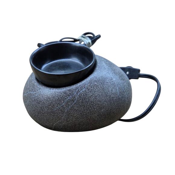 Scentsy Zen Rock Wax Warmer Gray Stone Aromatherapy - Picture 4 of 7